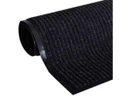 Tapete De Porta Preto 117x220 Cm Pvc
