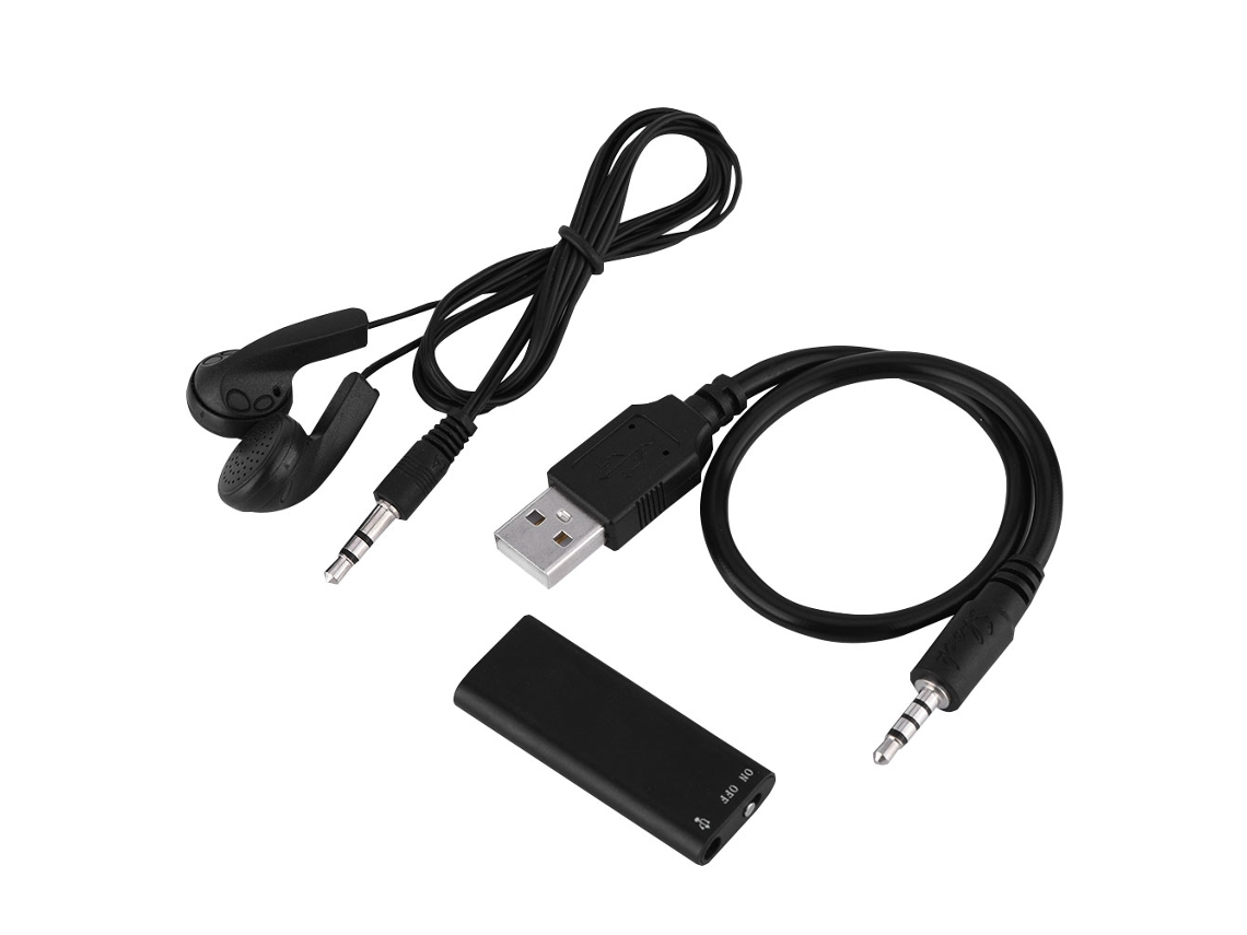 Yncm-gravador De Voz Mini Com Cancelamento De Ruído 8gb 192kbps