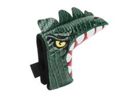 Capinha Para Cabeça De Putter De Golfe Em Forma De Dinossauro Com Tecido Impermeável Pu E Forro Macio