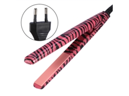 2026 1pc Placa de Alisar Cabelo Portátil Ferramenta de Penteado Elétrica (vermelho Rosa)