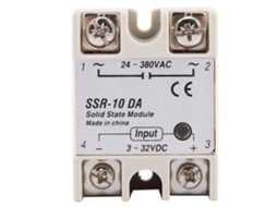 Relé de Estado Sólido Ssr 10da Entrada 3 32vdc Saída 24 380vac 10a