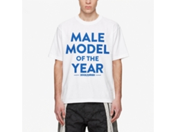 Rockinstone Zoolander Male Model White T-shirt Size:xl