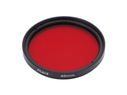 2026 filtro de Lente Rojo Completo para Nikon, Vidrio Óptico Impermeable, Filtro de Lente Rojo para Cámara