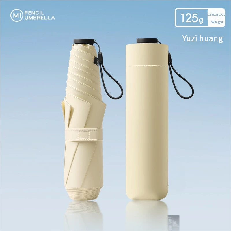 Guarda chuva ultraleve MDUG de 125g com dupla função: proteção solar, UV e contra chuva