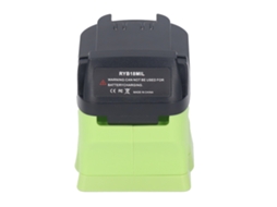 Adaptador conversor de bateria ABS compacto e estável para bateria de lítio M18 com saída USB
