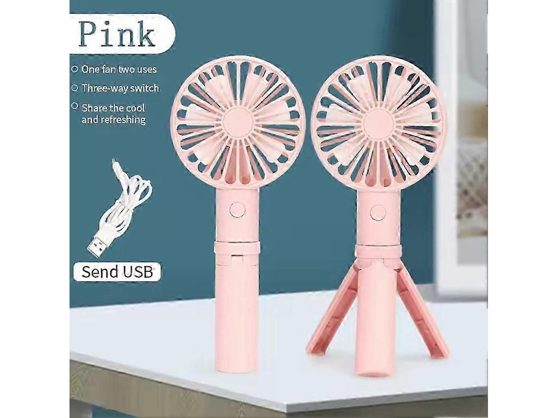 Mini Ventilador Portátil - De Viagem Recarregável Com 3 Configurações Velocidade