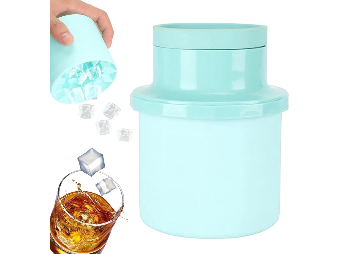 Forma De Silicone Para Cubos De Gelo Esféricos, Balde Para Congelar.