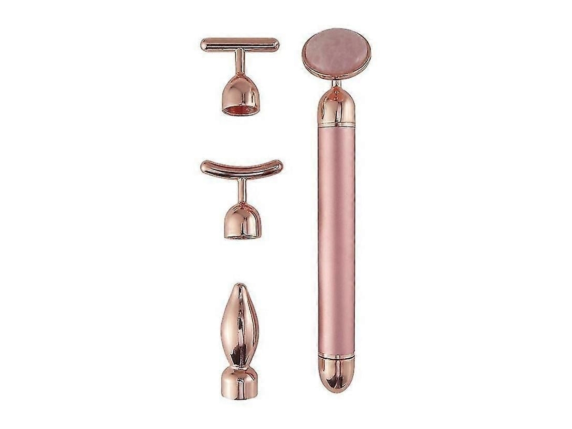 Masajeador Facial, Ferramentas de Massagem Facial Signo Elétrico em Forma T1setrose Gold GOKOCO