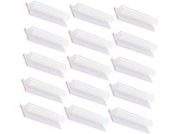Conjunto De 15 Unidades De Porta Óculos Com Almofada De Tinta Para Impressão Digital, Porta Etiqueta Gokoco