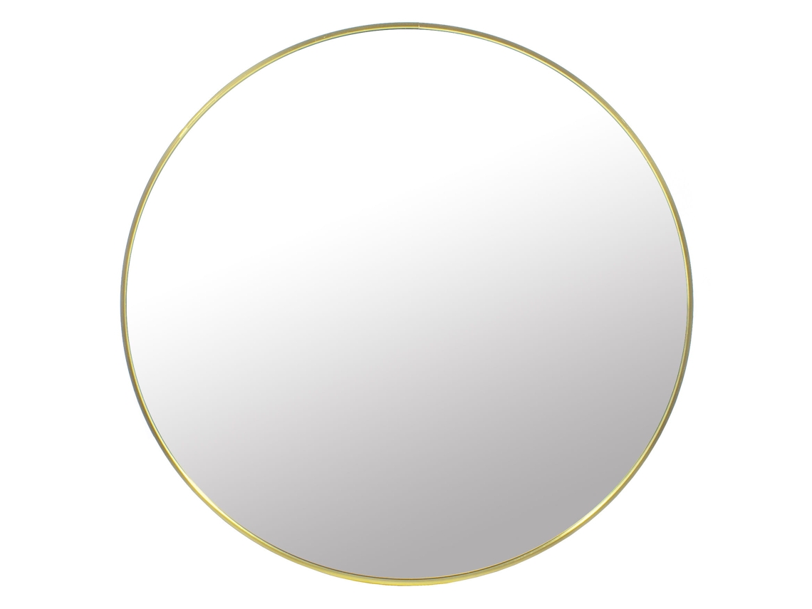 Espelho 70cm Moldura Dourada Leobert
