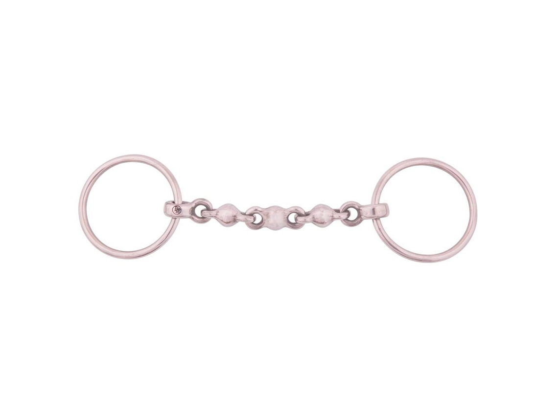 Bridões Articulados Duplos Brigadeiro Waterford 18 Mm Prateado 12.5 Cmbr
