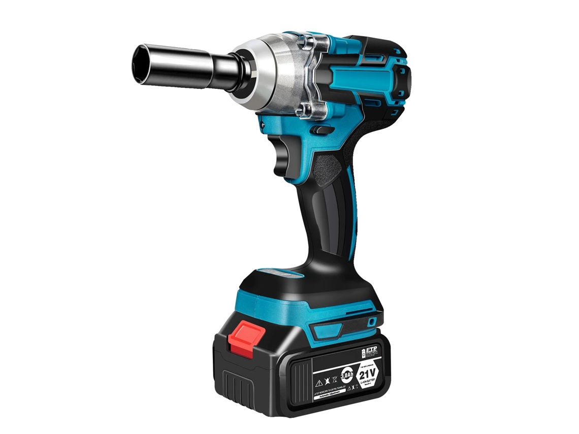 Chave De Impacto Elétrica, Torque De 320 N.m, Motor Sem Escovas, Azul Slowmoose