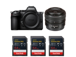 Z5 Ii + 24 50mm F/4 6.3 + 3 Sandisk 64gb Extreme Pro Uhs ii Sdxc + Ebook “20 Dicas para Fotos Que Impressionam” NIKON