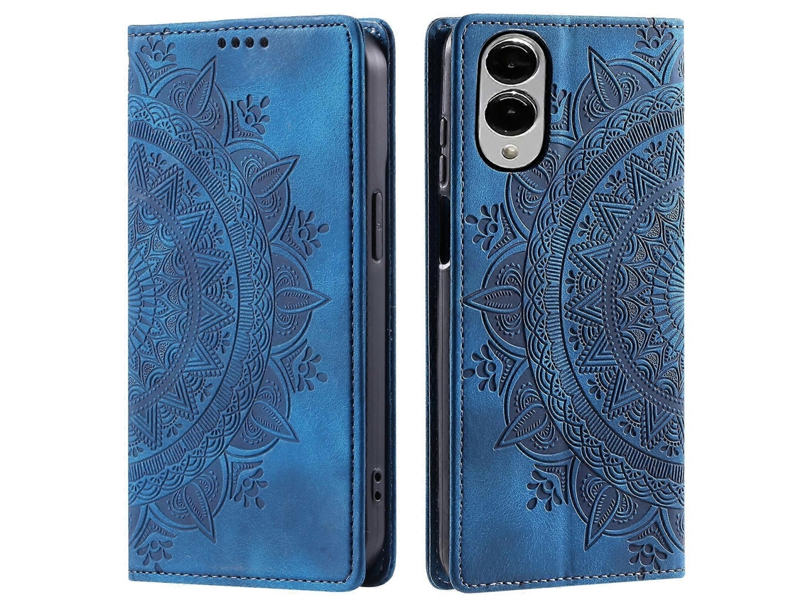 Capa De Celular Magnética De Couro Com Relevo Totem