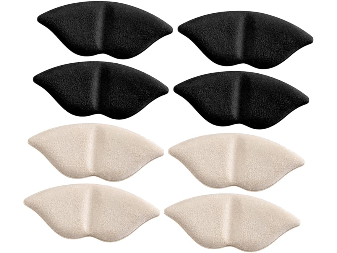 Vaguelly Conjunto De 4 Pares Protetores Calcanhar Antidesgaste, Confortáveis E Invisíveis, Ideais Para Mulheres E