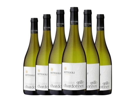 Vinho branco SETTESOLI Collezione Grillo Chardonnay (0.75 L - 6 Unidades)