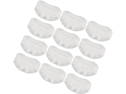 Almofadas Metatarsais De Silicone Cor Clara, Pacote Com 12 Unidades
