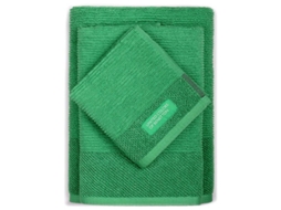 Jogo de Toalhas Benetton Rainbow Verde 3 Pcs