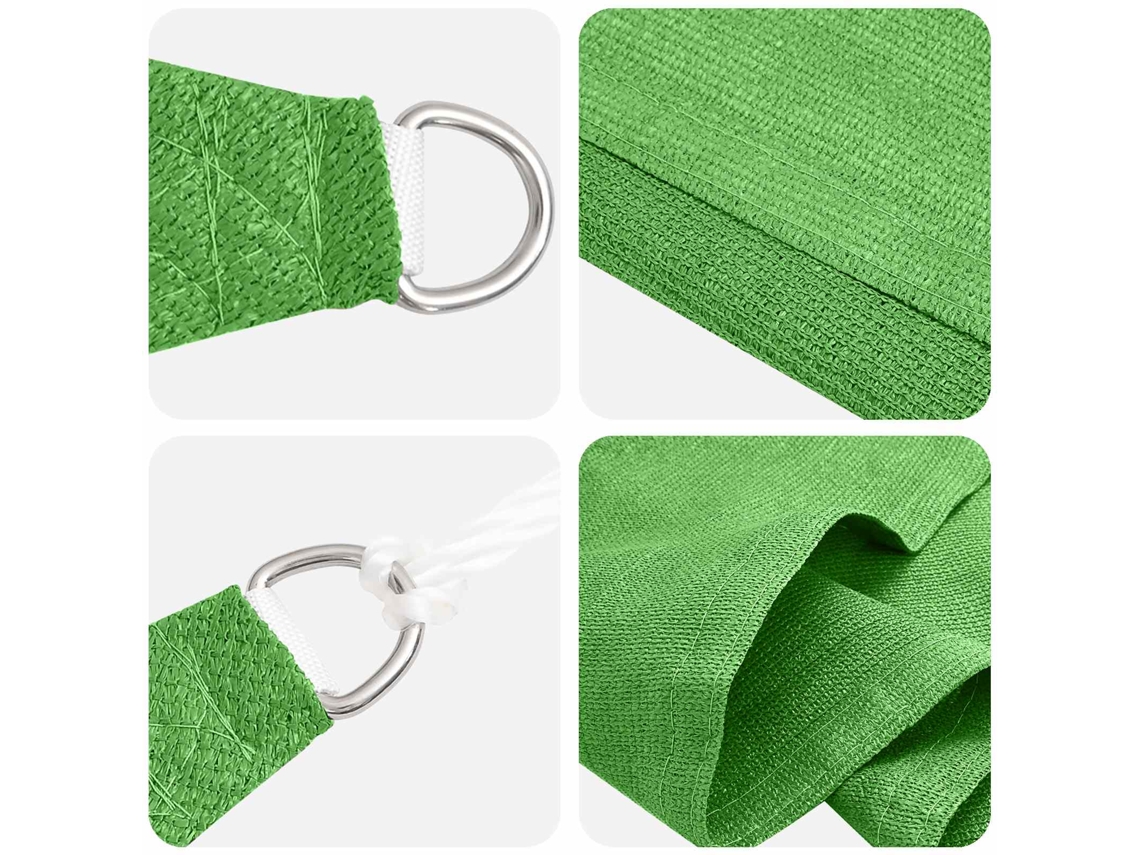 Maison Exclusive - Vela De Sombra Retangular 2 X 6 M Hdpe Verde Claro