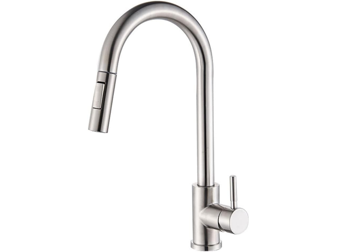 Torneira De Cozinha Preta, Misturadora De Água Quente E Fria.