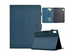 Capa De Couro Sintético Texturizado Em Fibra De Cor Sólida Para Tablet Lenovo Tab P11 Gen 2