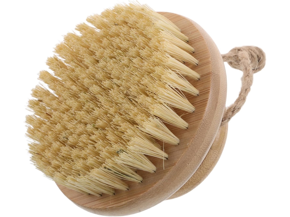 Escova De Banho Esfoliante Para Secagem Das Costas, Feita De Sisal