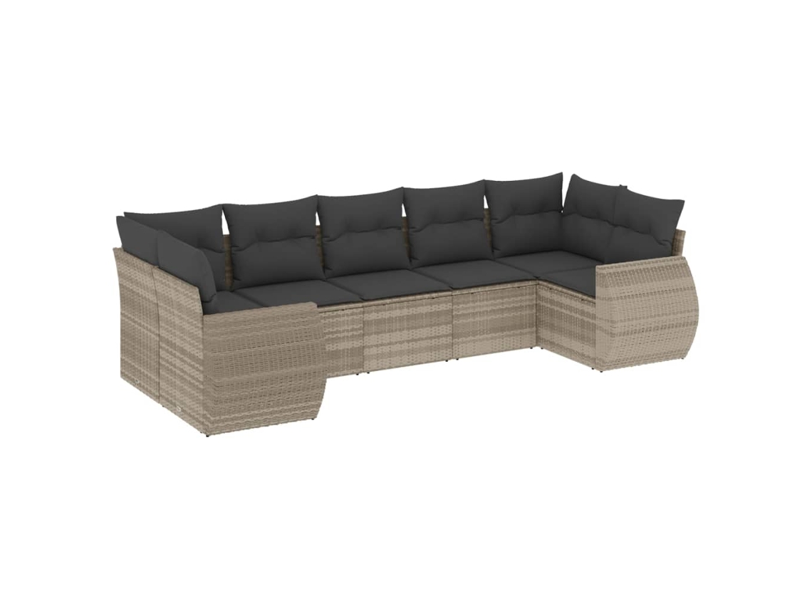 Garden Sofa Set, Garden Sofa Sets Vidaxl Cinzeto Rattan / Vime (n/a)