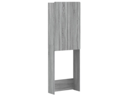Vidaxl Armário De Banheiro Zwolle Sonoma Cinzento 66 X 25,5 X 190 Cm