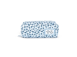 FIRMO Estojo Bubbly Poliéster Reciclado Rpet 5 5 X 18 5 X 6Cm Azul e Branco