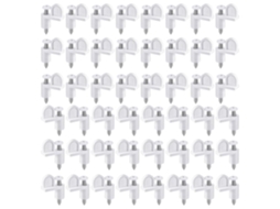 48-presilhas Para Tela De Janela E Parafusos M4 X 25mm, Fixadores De Nylon Resistentes Para Painel Proteção Contra