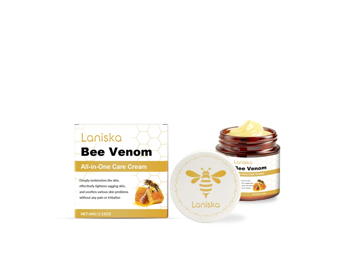 Creme Veneno Abelha Laniska Cuidados Pele Limpeza Suave