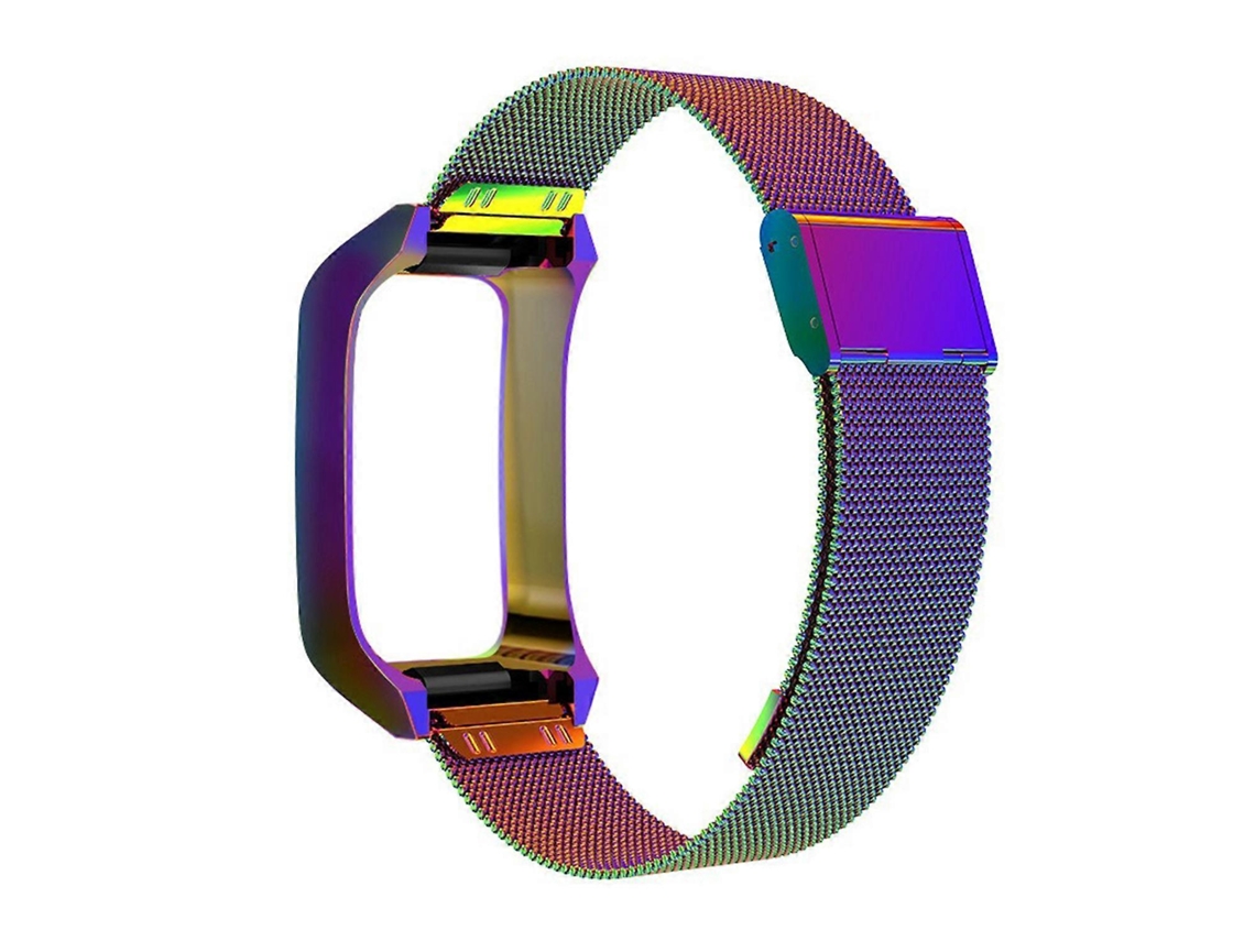 Pulseira De Metal Com Fivela Milanesa Integrada E Estrutura Em Aço Inoxidável Para Xiaomi Mi Band 7 Pro