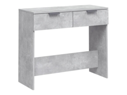 Console Table, Console Tables Vidaxl Cinzeto Madeira Processada (n/a)
