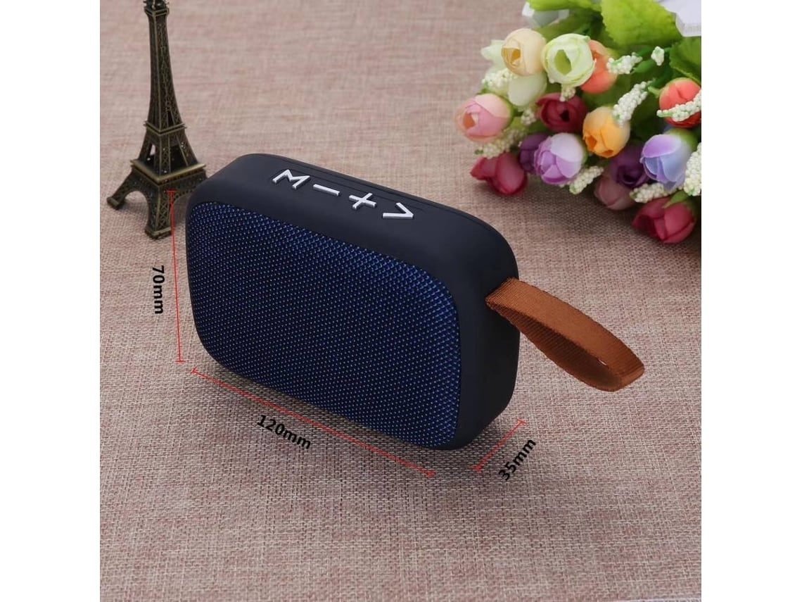 Mini Altifalante Bluetooth (3w - Autonomia: 12 Horas - Azul)