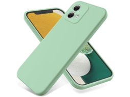 Lurelia Capa Para Moto Edge 30 Pro Anti-choque, Em Silicone, Verde Claro