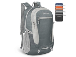 bqmochila Dobrável Ultraleve E Compacta Zomake De 35 Litros Para Camping, Na Cor Cinza, Para Homens E Mulheres, Pesca E Uso Geral, Viagens