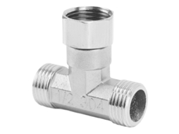 Conexão Em T De Aço Inoxidável 304 (com Rosca Universal De 4 Pontos, Resistente À Corrosão E Duradoura)