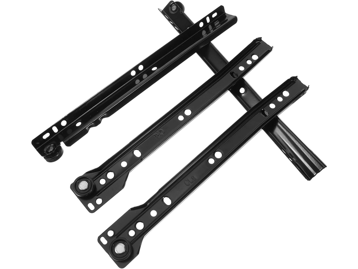 Corrediças Para Gavetas, Conjunto De 4 Peças, Trilho Inferior De 25cm, Guias Para Gavetas Em Móveis De Cozinha