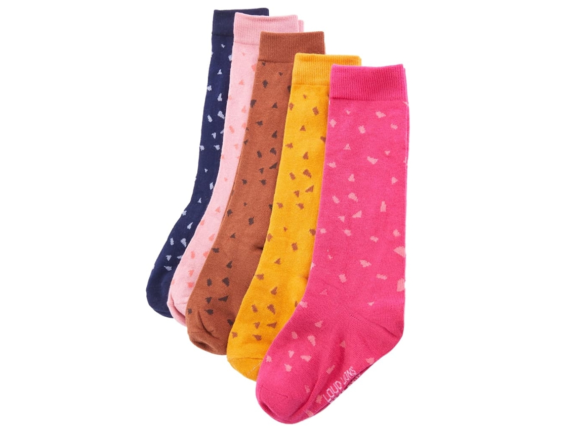 Meias Para Criança 5 Pares Ue 30-34