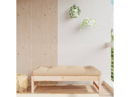 Vidaxl Apoio De Pés Para Jardim 120x80 Cm Pinho Maciço