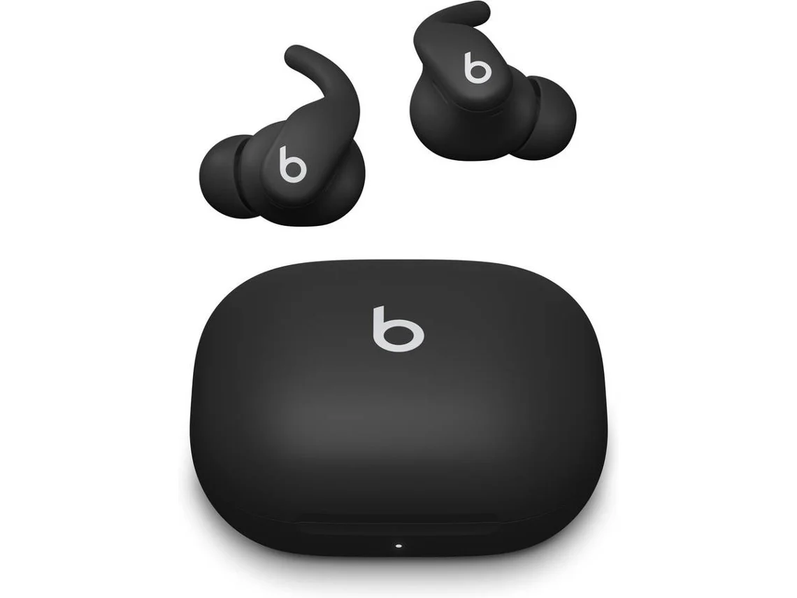 Auscultadores Bluetooth APPLE Powerbeats Fit Jet Black (In Ear -  Microfone - Preto)