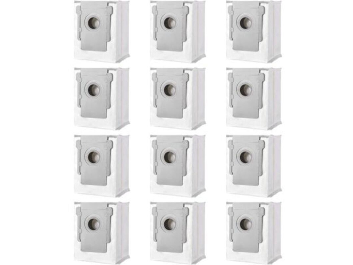 Pacote com 12 Sacos de Substituição Compatíveis para Irobot I7 I7+/ Plus E5 E6 BRILVIBERA