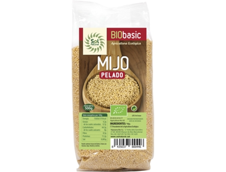 Suplemento Alimentar SOLNATURAL Mijo Pelado (500 Gr)