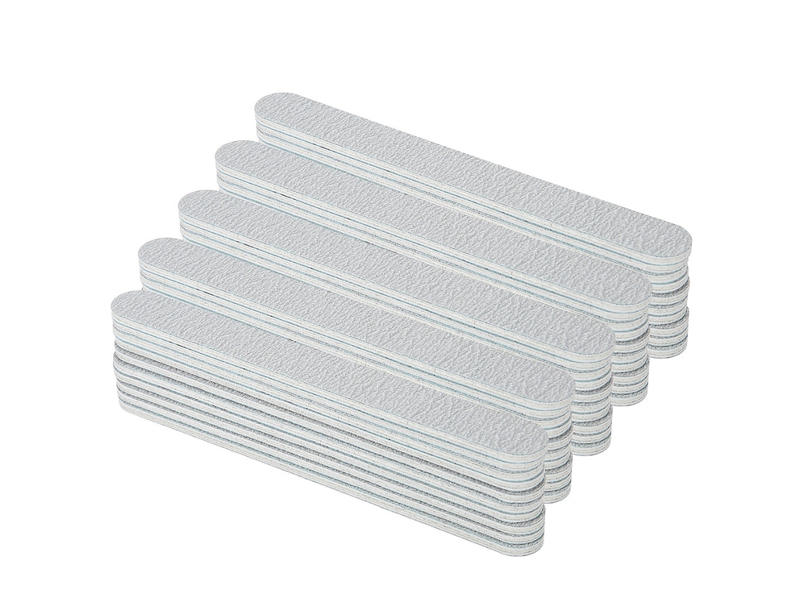 2026altiro-50 Unds/set Lija De Uñas Profesional Acrílico Lijadora Recta Lija De Uñas Buffer Arte De Uñas Herramienta De Manicuría