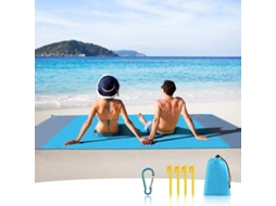 2026 manta Playa Impermeable Anti Arena com Estacas e Bolsa de Transporte para Praia Piquenique Camping Viagens