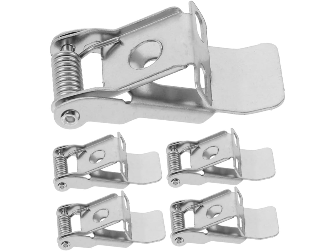 Conjunto De 5 Presilhas Mola Para Spots Embutidos E Downlights -