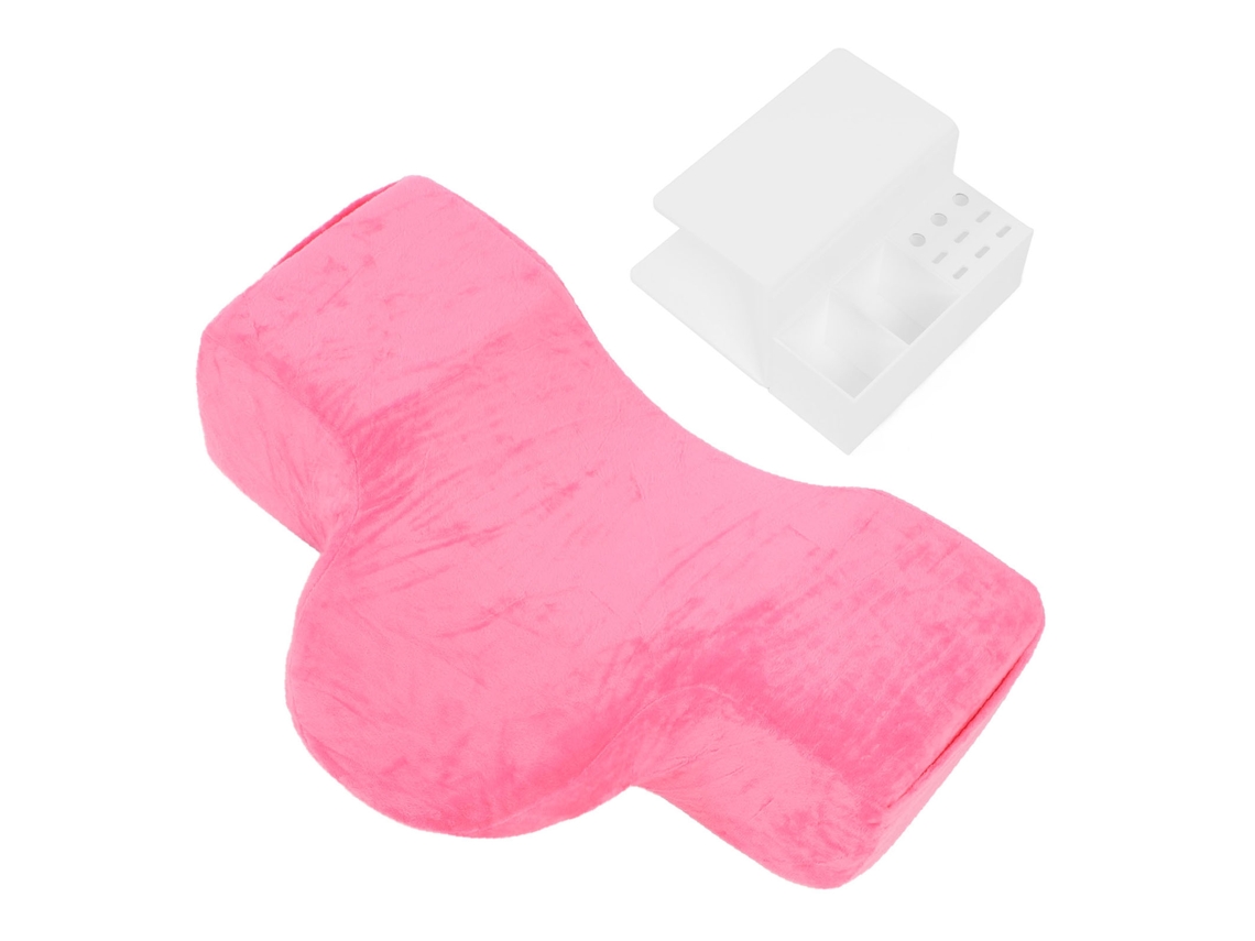 Travesseiro Para Cílios Com Prateleira Acrílica Ergonômico Respirável Para Lojas E Escolas De Cílios