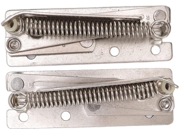 Conjunto De Mola Em Aço Para Portas Formato Ponte, Com Cromado, Fácil
