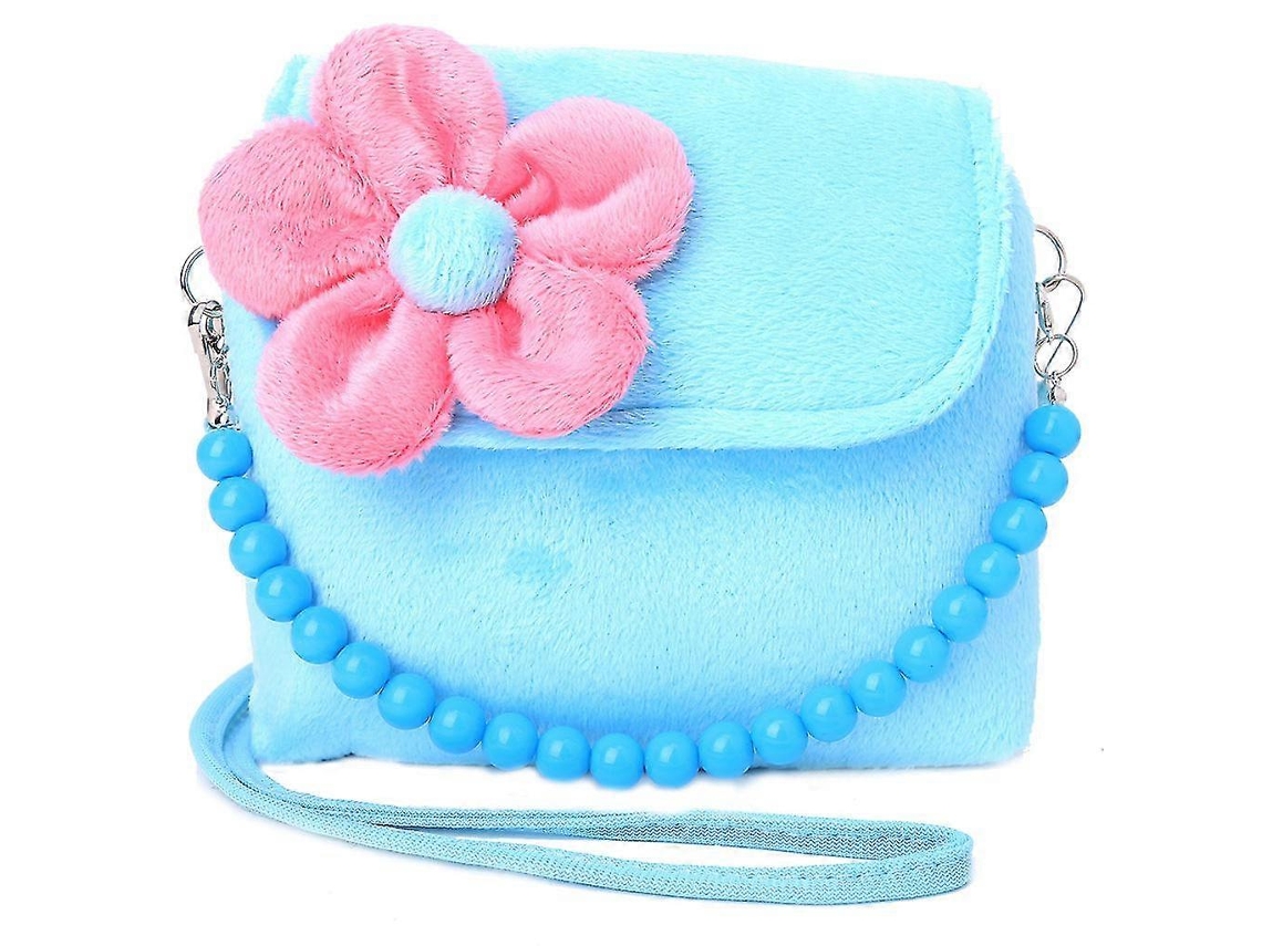 Bolsa De Ombro Infantil, Infantil, Para Meninas, Princesa, Flor, Bolsa Carteiro, Linda, Azul