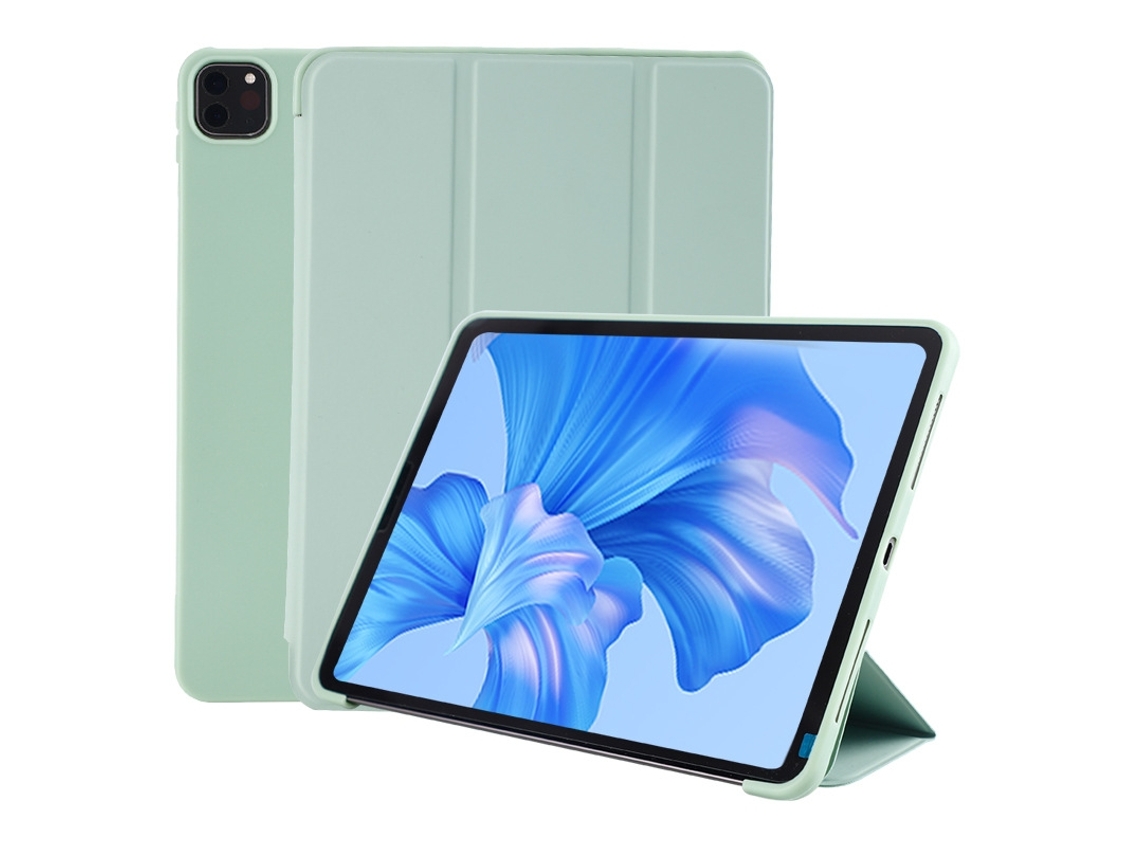 Capa Para Ipad 2/3/4 Verde Menta Com Porta Canetas Magnético, Tripla Proteção Completa. Tuotuo